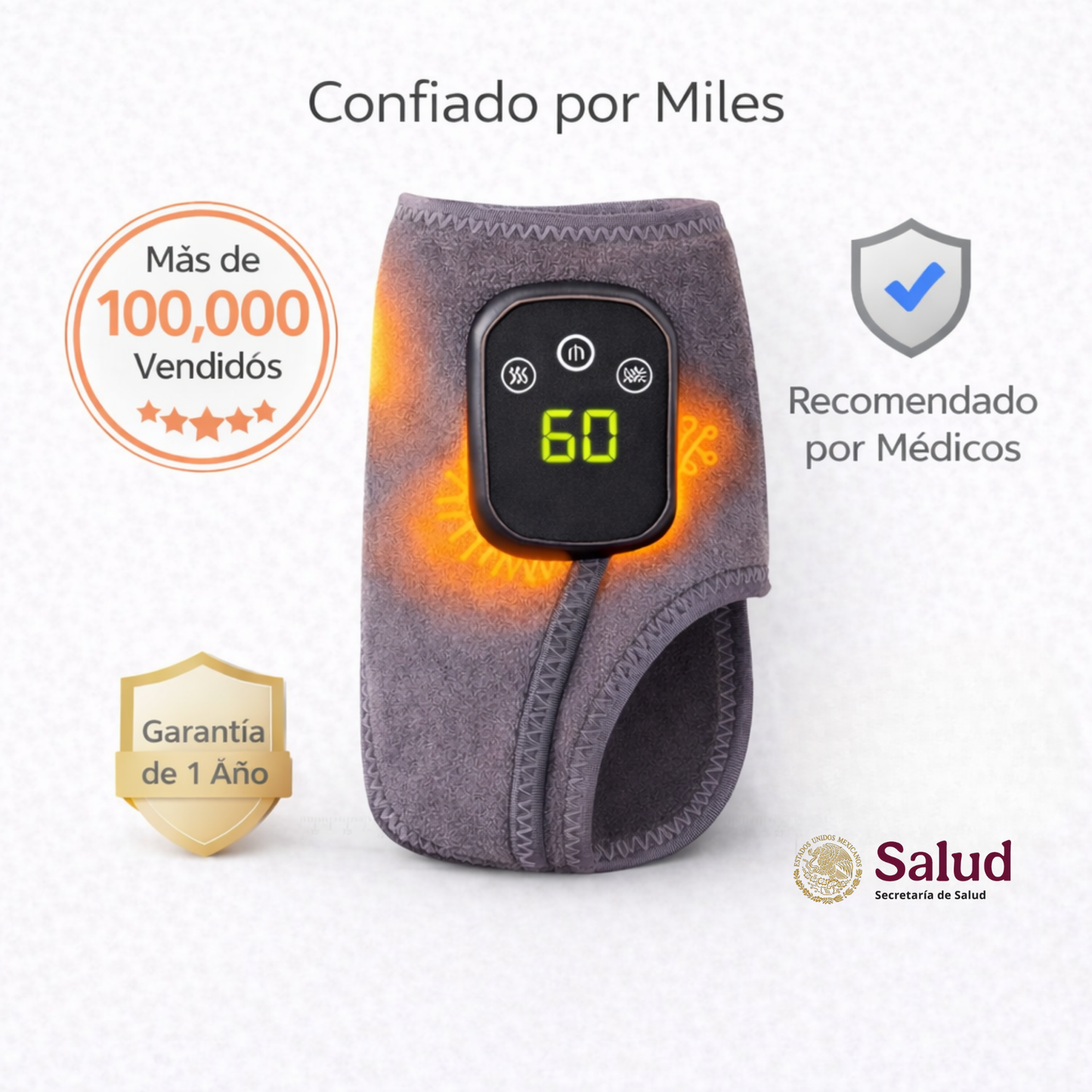 LUCERONI™ Masajeador Inalámbrico de Pie y Tobillo con Calor — Alivio Rápido del Dolor y Mejor Circulación