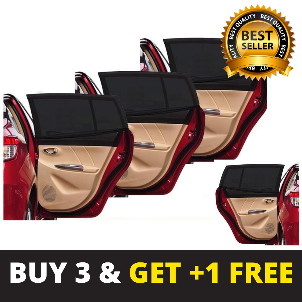 Bescherming tegen hitte en muggen - Universele auto-raamhorren