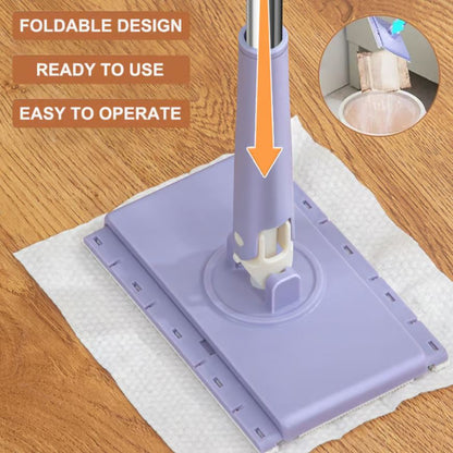 Mini trapeador con cambio automático de tela