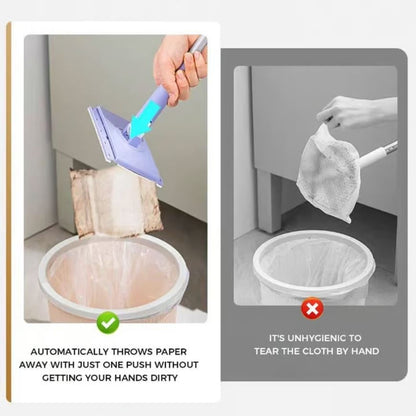 Mini trapeador con cambio automático de tela