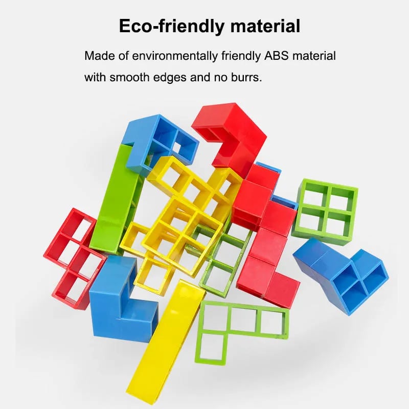 TORRE TETRA 3D: Juego interactivo para todas las edades | Vacaciones alegres