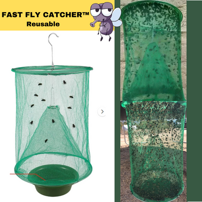 Fast Fly Catcher™ - Herbruikbaar - 100% niet-giftig en biologisch 2025 | KOOP HET NU