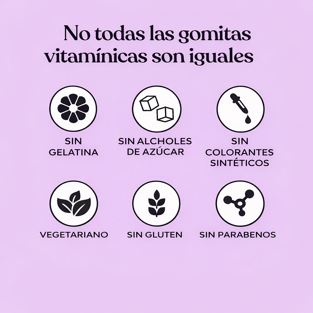 60 Gomitas de Energía natural | Lemme Matcha