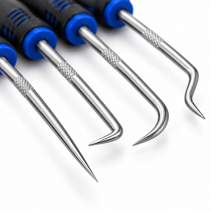 4-Piece 6.5" Automotive Pick & Hook Tool Set