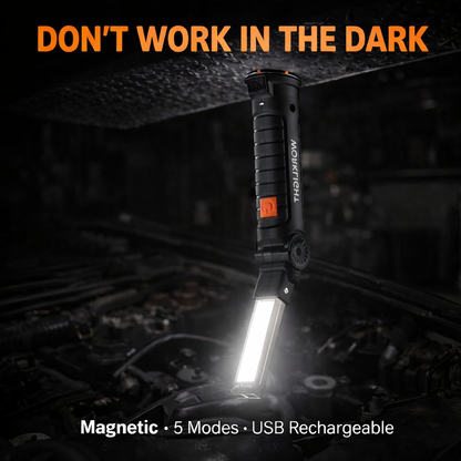 360° USB Rechargeable Magnetic Work Light (2 pcs)