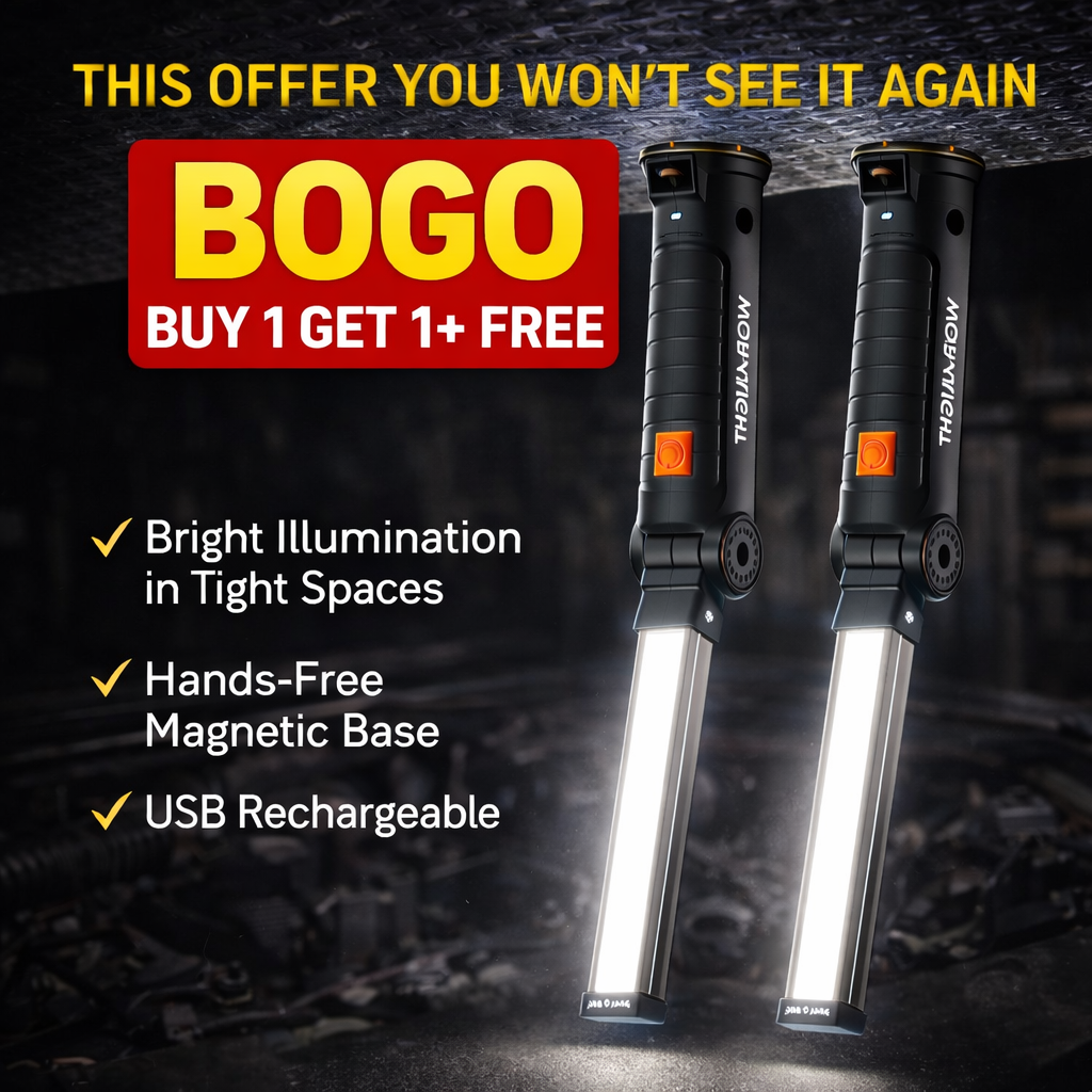 360° USB Rechargeable Magnetic Work Light (2 pcs)