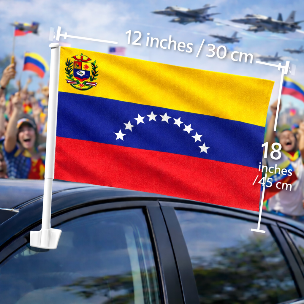 Bandera de Venezuela para Carro – Edición Libertad