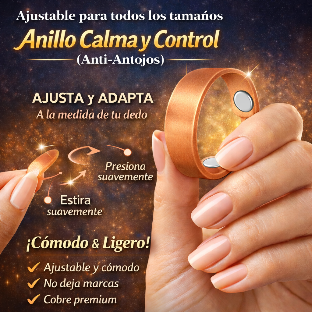Anillo Magnetico Calma y Control Anti-Antojos | (2 pcs)