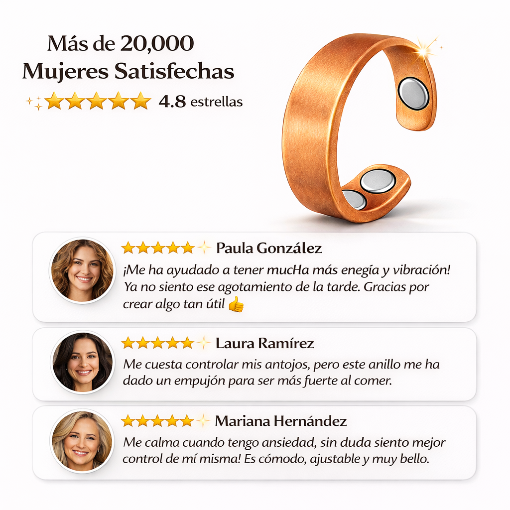 Anillo Magnetico Calma y Control Anti-Antojos | (2 pcs)