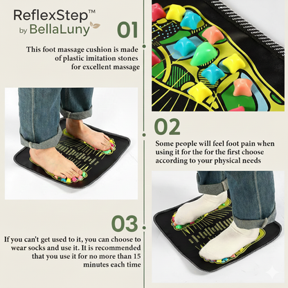 ReflexStep™ Foot Reflexology Massage Mat | by Bellaluny