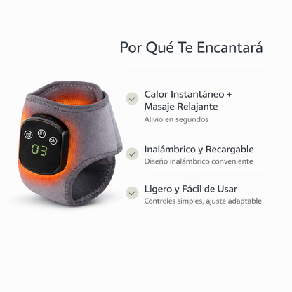 LUCERONI™ Masajeador Inalámbrico de Pie y Tobillo con Calor — Alivio Rápido del Dolor y Mejor Circulación