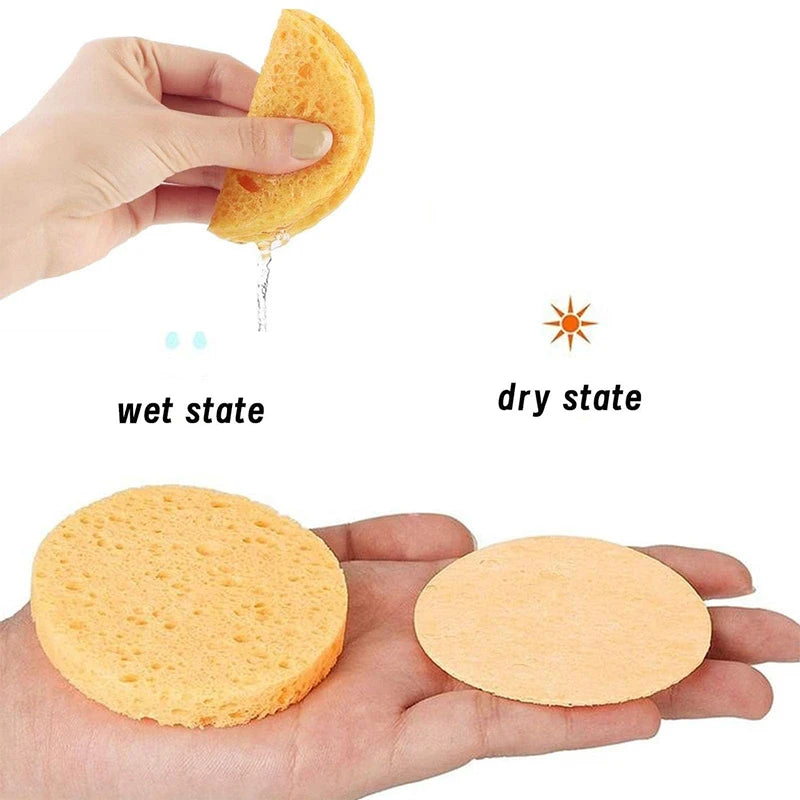 😍2024 Kurkuma Kojic Touch™ handgemaakte gezichtspads | Eén keer proberen is voldoende!