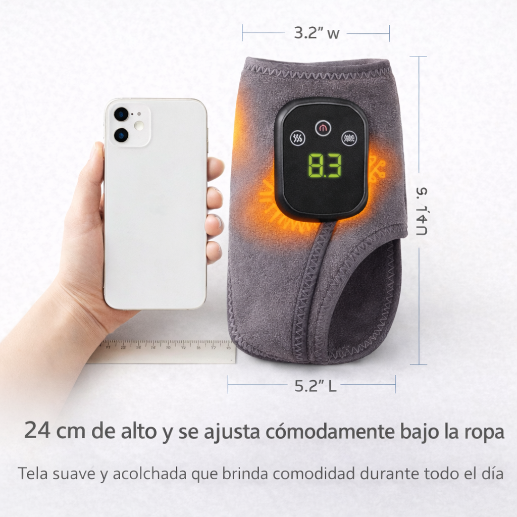 LUCERONI™ Masajeador Inalámbrico de Pie y Tobillo con Calor — Alivio Rápido del Dolor y Mejor Circulación