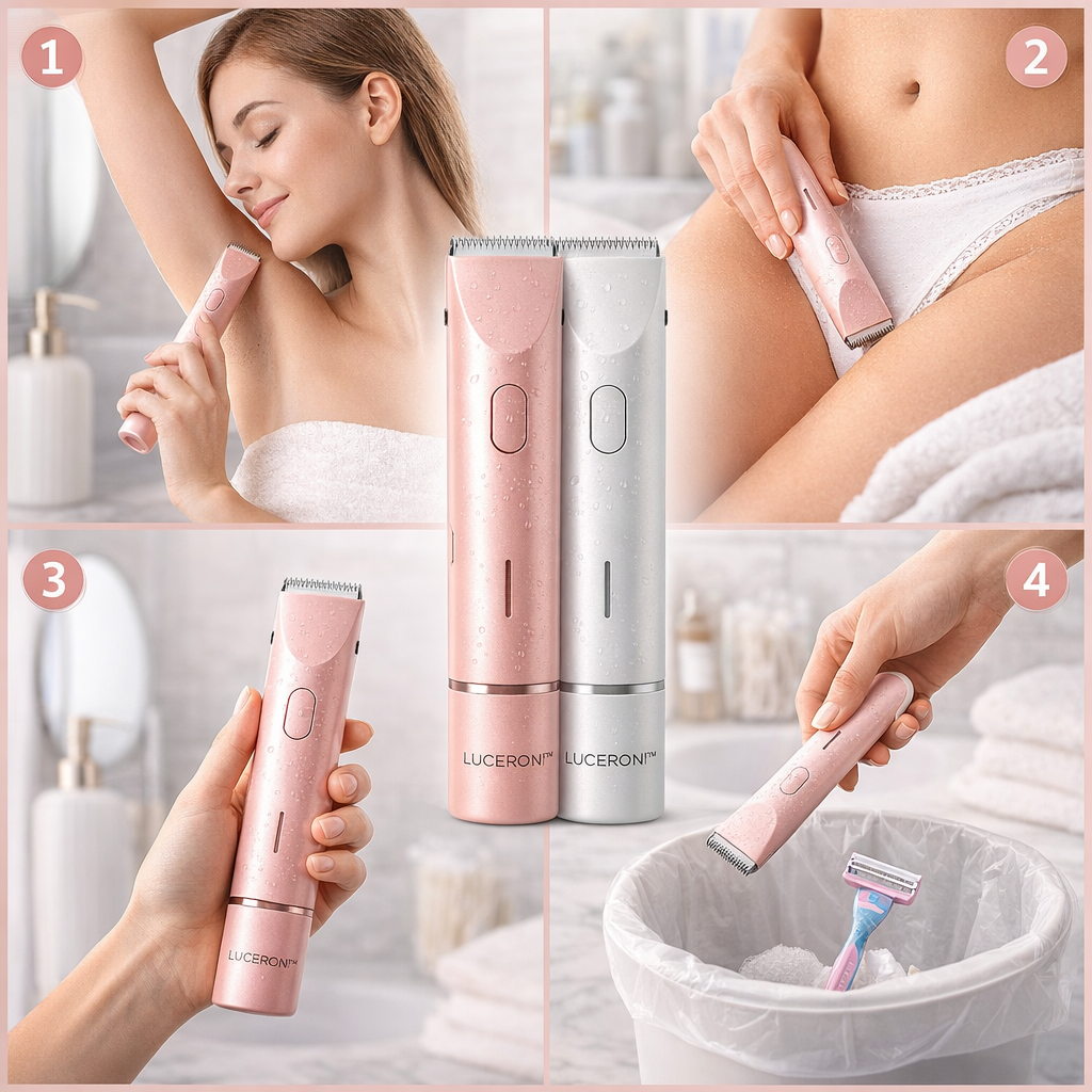 LUCERONI™ 2-in-1 Electric Shaver & Trimmer for Women