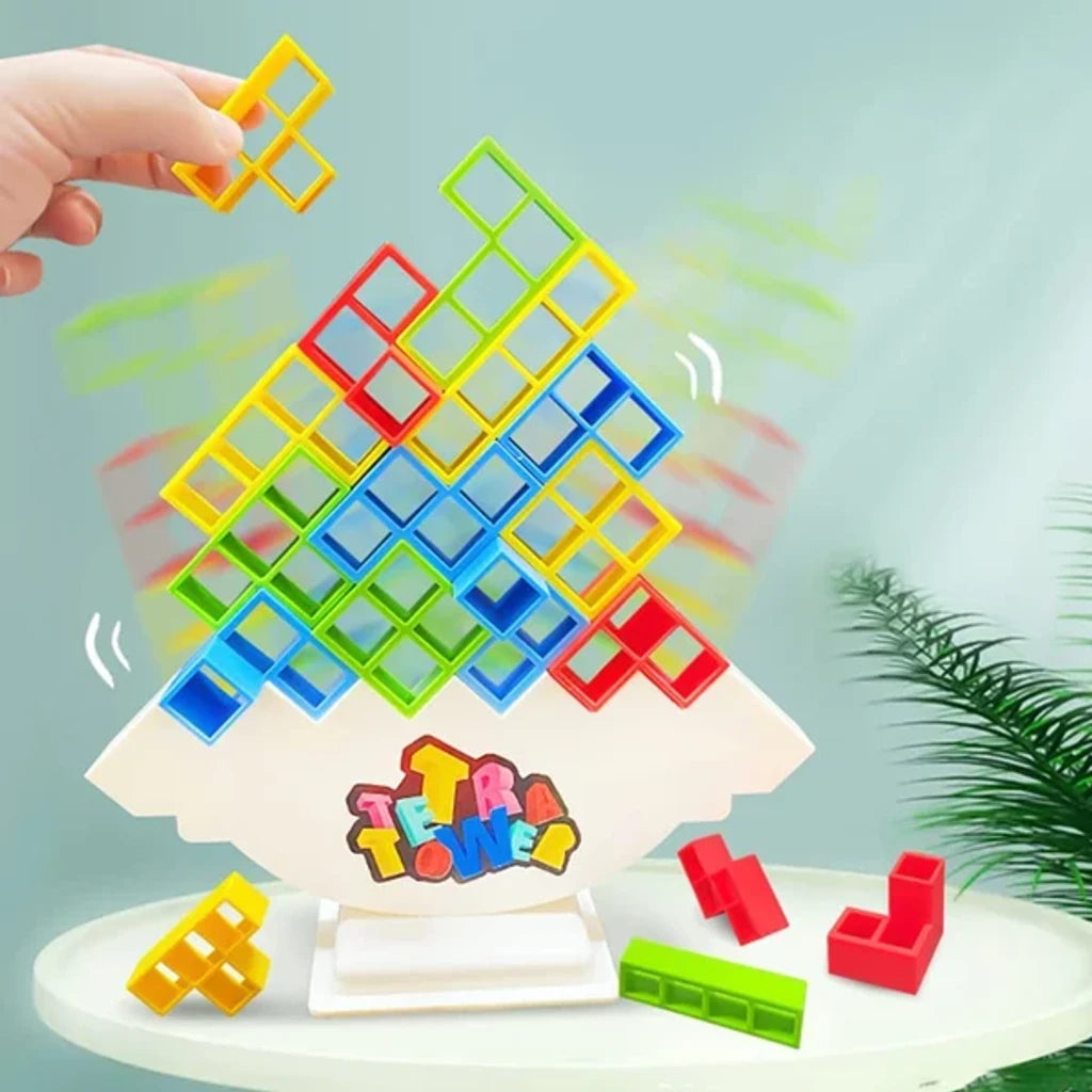 TORRE TETRA 3D: Juego interactivo para todas las edades | Vacaciones alegres