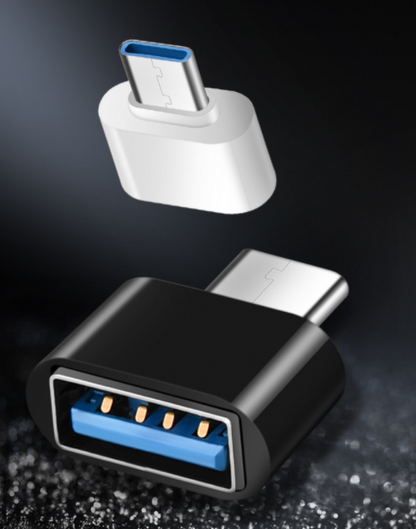 Type C to USB Adapter | FAST 3.0 DATA TRANSFER. (2 pcs)