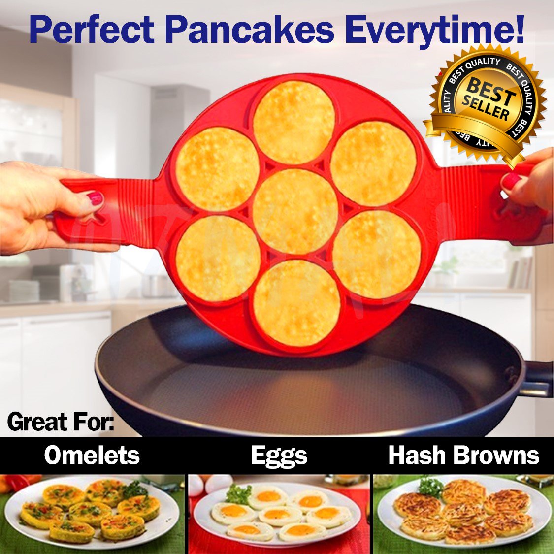 Perfecte pannenkoeken en omeletten 