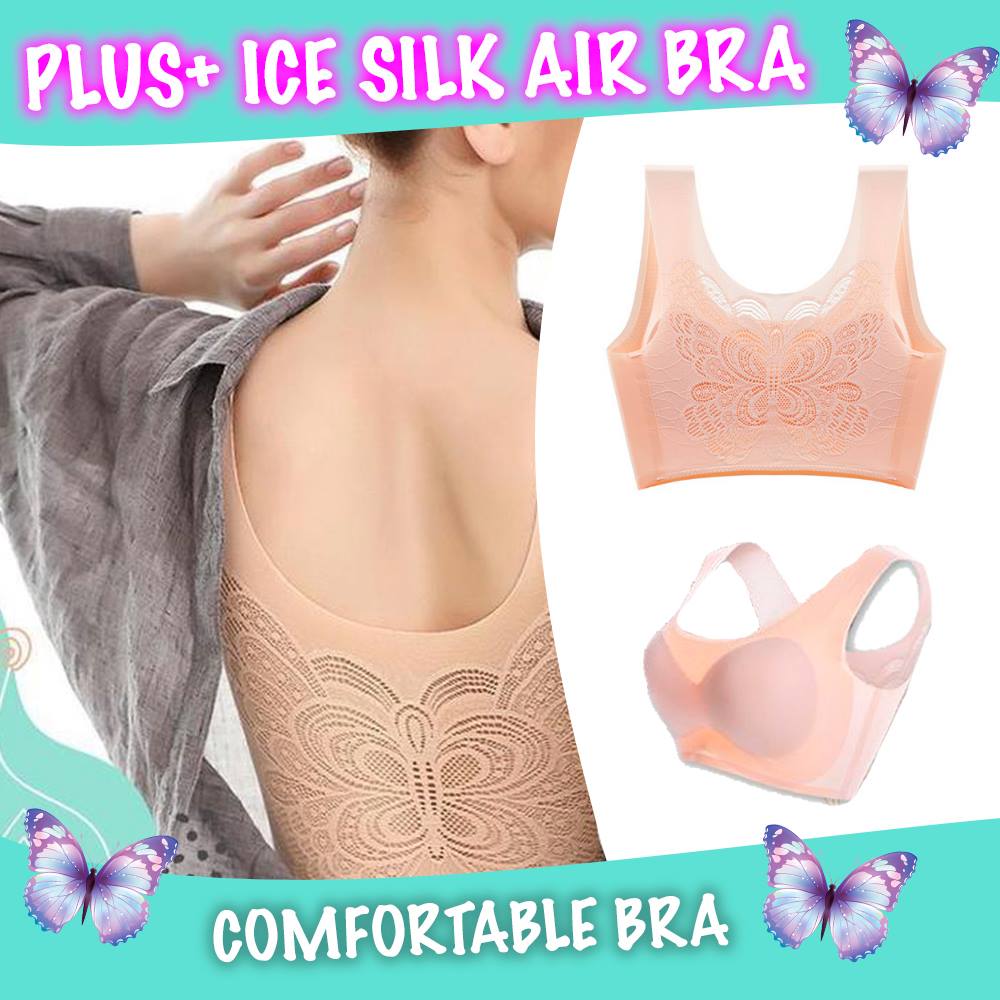 Ultradunne Plus Size Ice Silk Comfort-bh 
