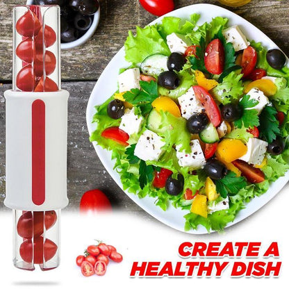 Tomaten-druiven-half-gesneden snijmachine