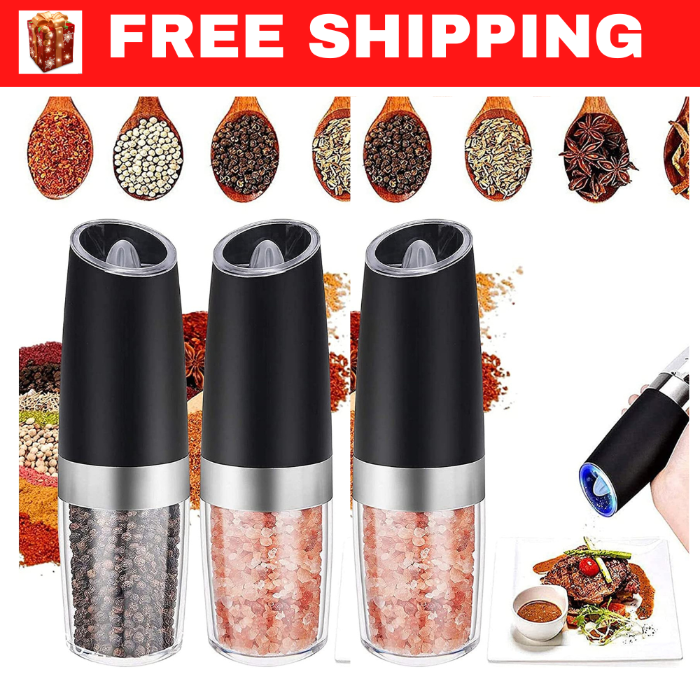 Molinillo de sal y pimienta 3 unidades (70 % de descuento + ENVÍO GRATIS) 