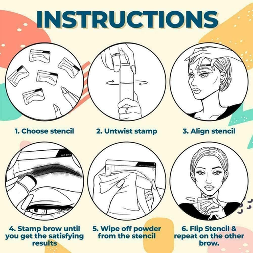 Wenkbrauwstempel Vormgevingsset - BESTSELLER