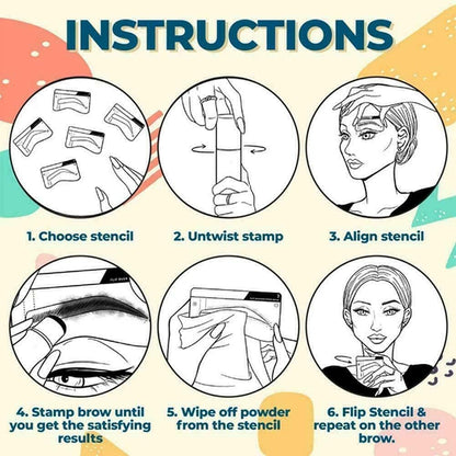 Wenkbrauwstempel Vormgevingsset - BESTSELLER