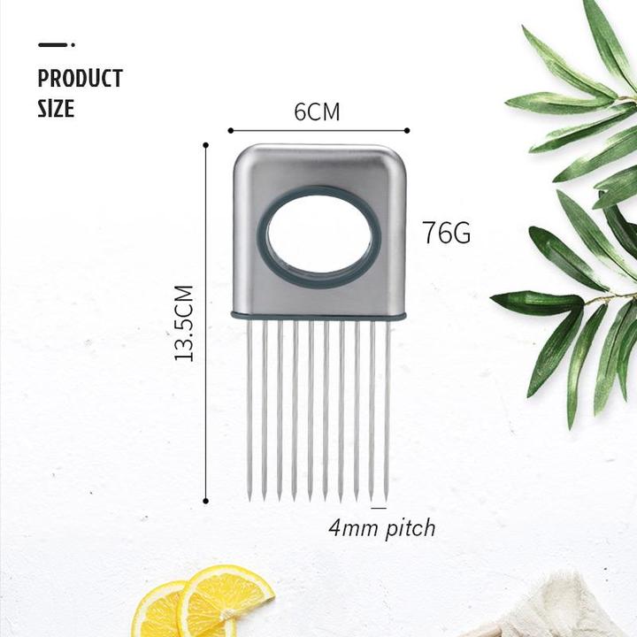 Roestvrijstalen uieninzetstuk