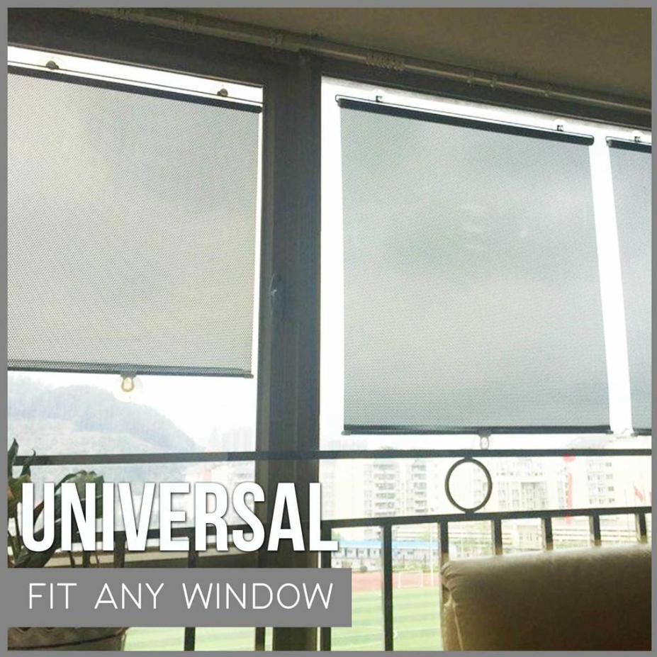 Uitschuifbare rolzonwering voor auto- of huisramen - HOT SALE