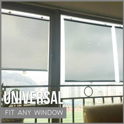 Uitschuifbare rolzonwering voor auto- of huisramen - HOT SALE