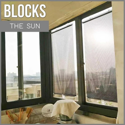 Uitschuifbare rolzonwering voor auto- of huisramen - HOT SALE