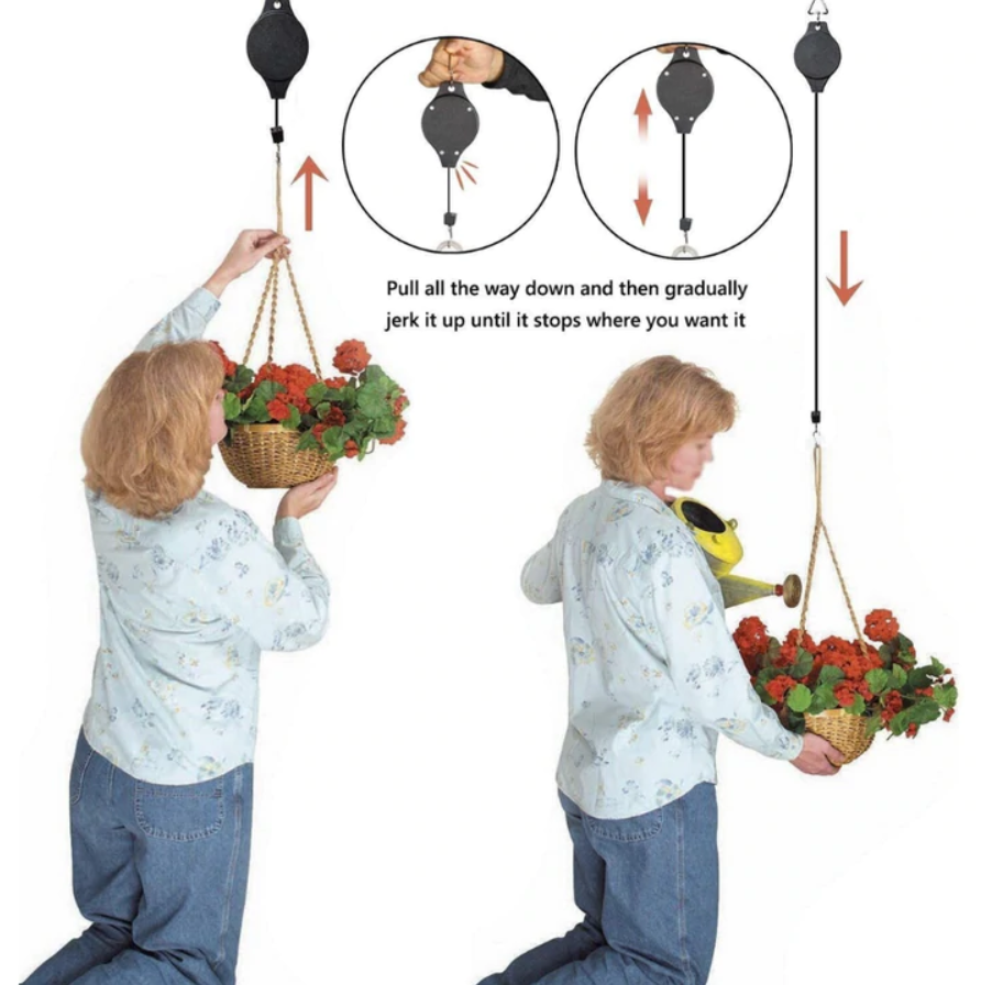 Plant Pulley Set For Garden Baskets Pots - HOT SALE